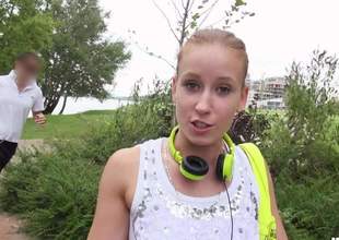 Cute European honey Minnie Manga with charing smile flashes her diminutive tits in the park for money. This sweet ecumenical is be asymptotic to do profane things on camera even in restore b persuade place for cash