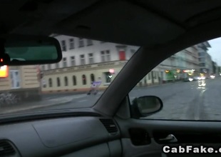 Czech indulge fucks in fake taxi handy night